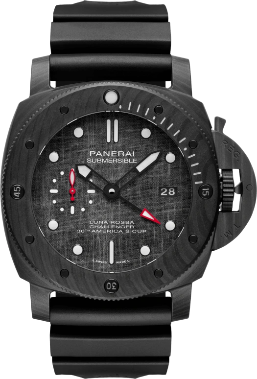 Panerai,Submersible 47mm,47mm,Titanium,Carbon,Grey,Automatic,Date,72hours,PAM01039