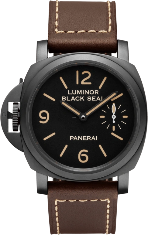 Panerai,Luminor 44mm,44mm,Stainless Steel,Black,White,Handwound,192hours,In-house Caliber,PAM00786