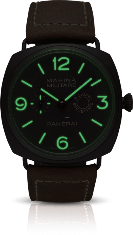 Panerai,Radiomir 47mm,47mm,Composite,Brown,Handwound,192hours,In-house Caliber,PAM00339