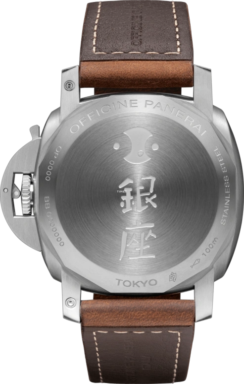 沛纳海,庐米诺1950 44毫米,44毫米,不锈钢,黑色,自动上弦,日历,动力储存指示,两地时,昼夜显示,240小时,自制机芯,PAM00405