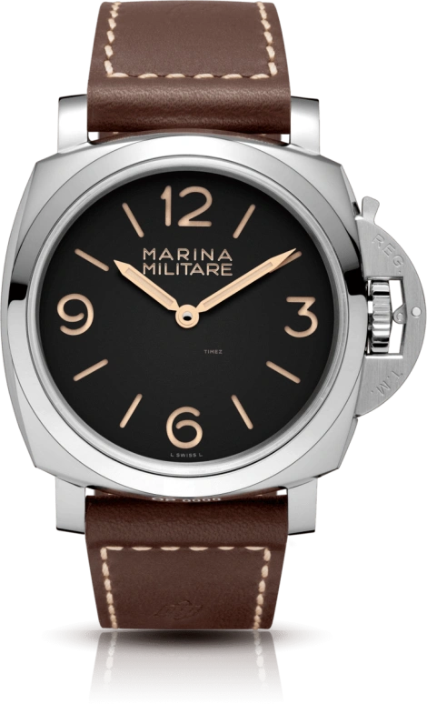 Panerai,Luminor 1950 47mm,47mm,Stainless Steel,Black,Handwound,Day,72hours,PAM00673