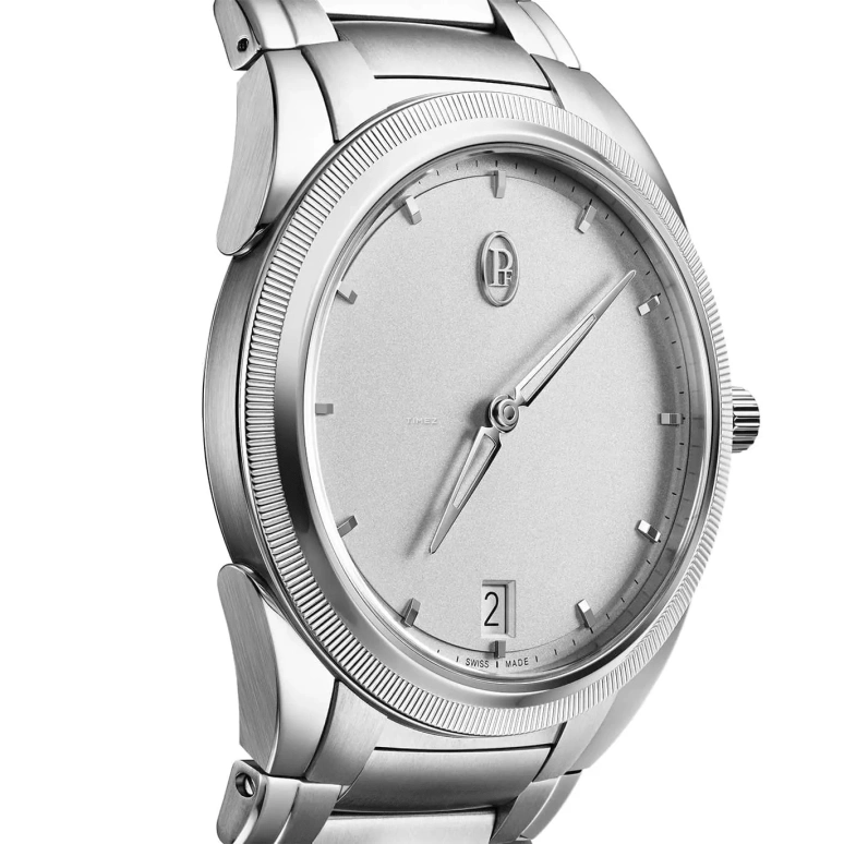 Parmigiani Fleurier,Tonda 40mm,40mm,Platinum,Silver,Automatic,Day,Sapphire,PFC914,PFC914-2020002-200182-EN