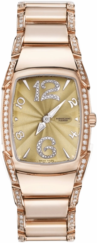 Parmigiani Fleurier,Kalpa 29mm,29mm,Rose Gold,Champagne,Quartz,In-house Caliber,Sapphire,PFC1601021100B10202