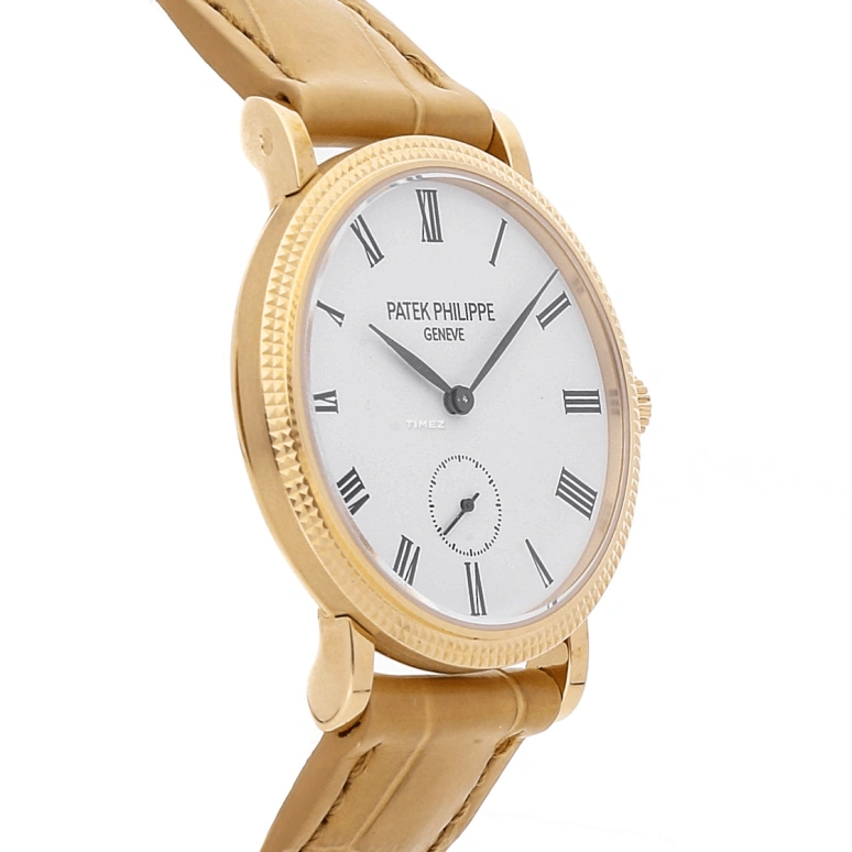 Patek Philippe,Calatrava 31mm,31mm,Yellow Gold,White,Handwound,44hours,In-house Caliber,7119J,7119J-010