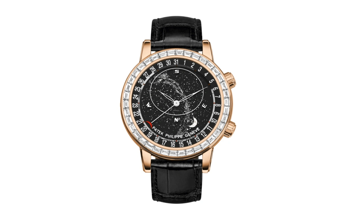 Patek Philippe,Grand Complications 44mm,44mm,Rose Gold,Black,Automatic,Moonphase,Day,Sky Chart,Jacques Bermon Webster II,Wilber Pan,Kyle Kuzma,La Flame,Will Pan,6104R,6104R-001