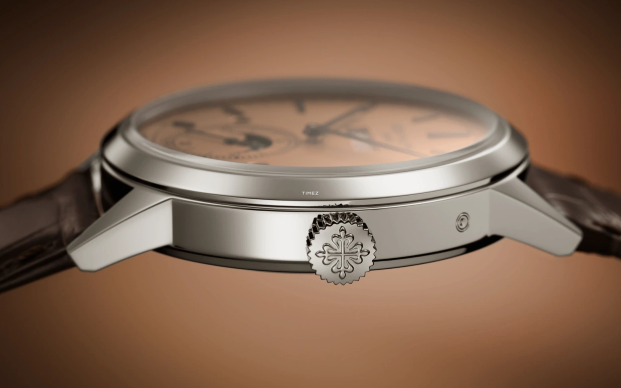 Patek Philippe,Grand Complications 41.30mm,41.30mm,Platinum,Rose Gold,Salmon,Handwound,Moonphase,Perpetual Calendar,Leap Year,Month,38hours,In-house Caliber,5236P,5236P-010