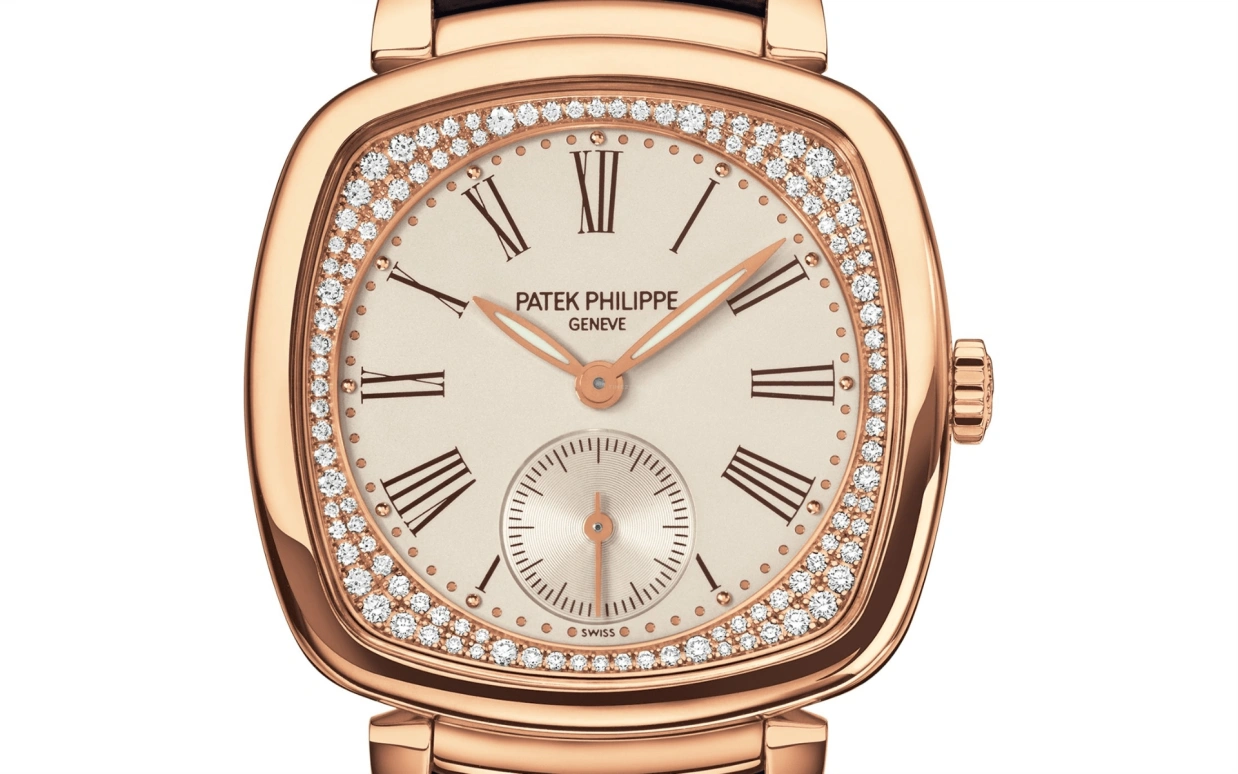 Patek Philippe,Gondolo 30mm,30mm,White Gold,Silver,Handwound,44hours,In-house Caliber,7041R,7041R-001