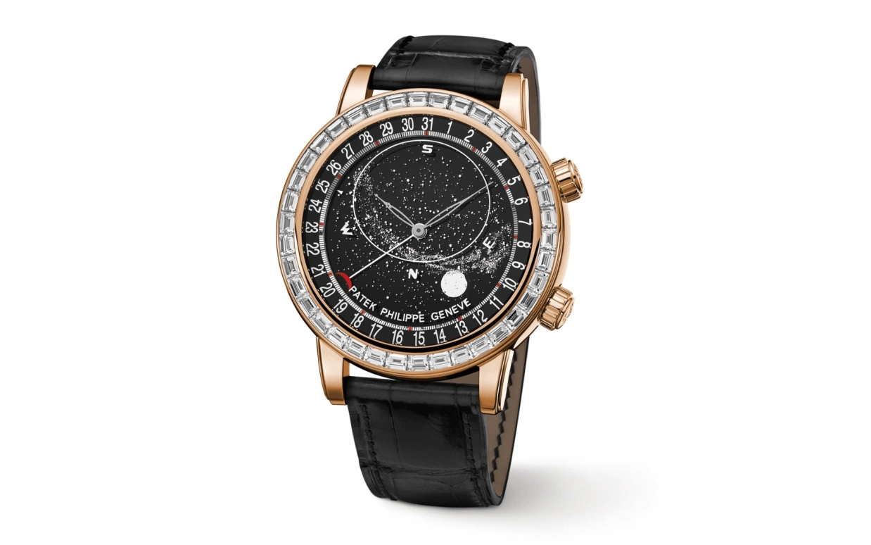 Patek Philippe,Grand Complications 44mm,44mm,Rose Gold,Black,Automatic,Moonphase,Day,Sky Chart,Jacques Bermon Webster II,Wilber Pan,Kyle Kuzma,La Flame,Will Pan,6104R,6104R-001