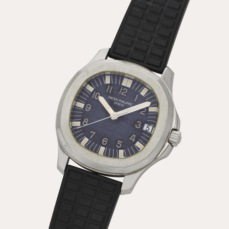 百达翡丽,Aquanaut 38毫米,38毫米,精钢,黑色,自动上弦,日历,自制机芯,手雷,5065A,5065A-001