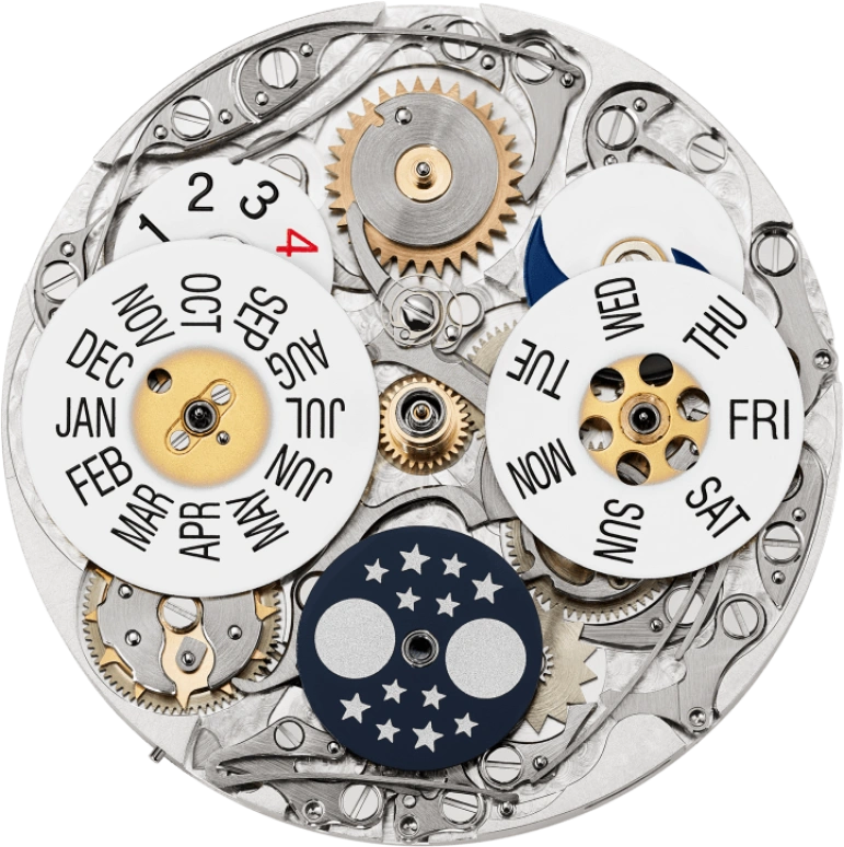 Patek Philippe,Grand Complications 38.30mm,38.30mm,Platinum,Gradient,Black,Handwound,Monopoussoir,Moonphase,Perpetual Calendar,Leap Year,48hours,In-house Caliber,5373P,5373P-001