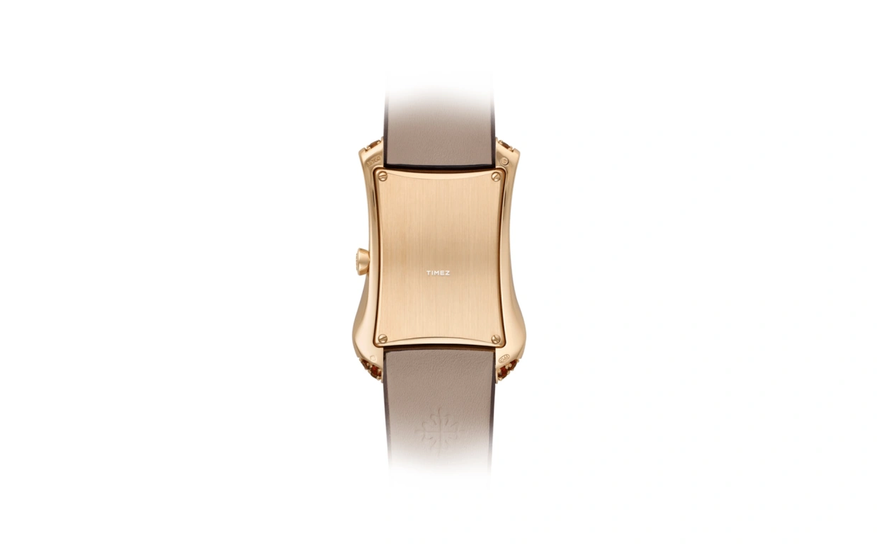 Patek Philippe,Gondolo 28.60x40.80mm,28.60x40.80mm,Rose Gold,Brown,Quartz,In-house Caliber,Square,4962,4962/200R-001