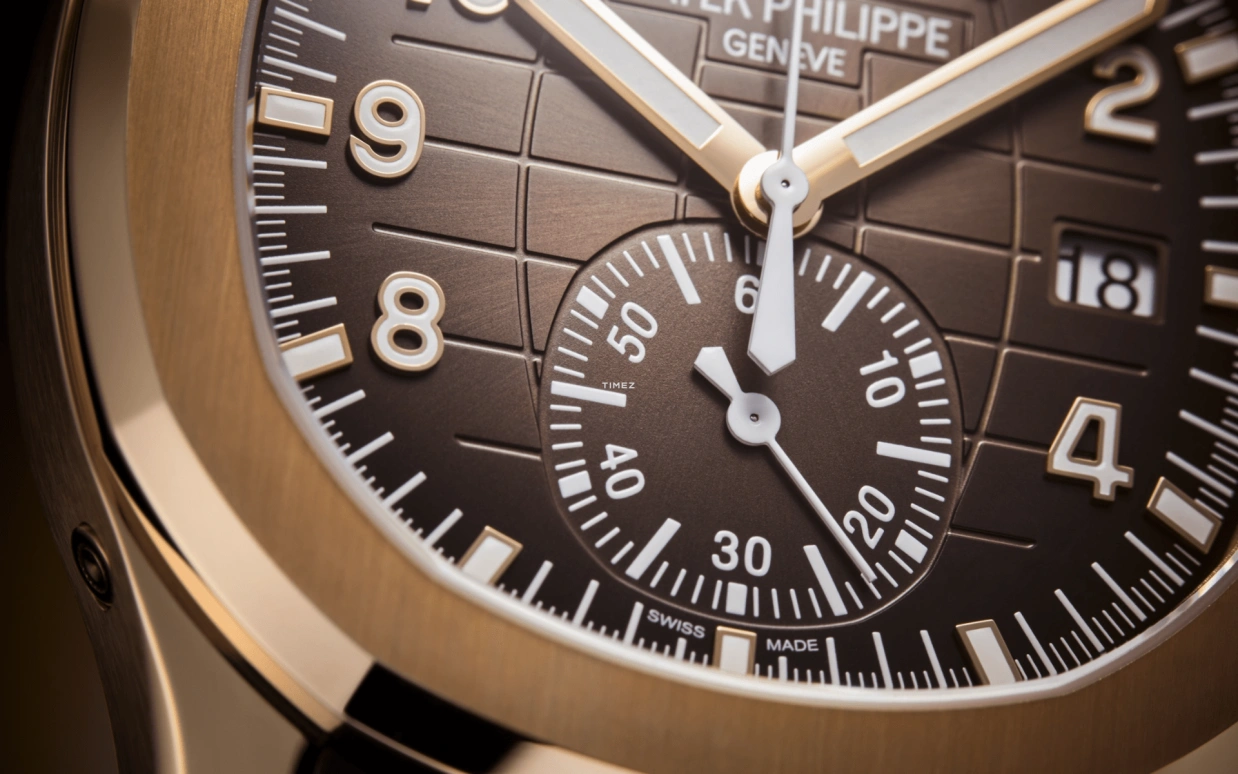 Patek Philippe,Aquanaut 42.20mm,42.20mm,Rose Gold,Brown,Automatic,Chronograph,Flyback,5968R,5968R-001