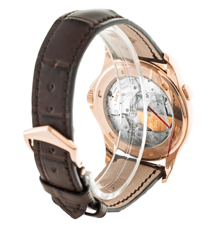 百达翡丽,复杂功能时计 39.50毫米,39.50毫米,玫瑰金,银白色,自动上弦,世界时,48小时,5130R