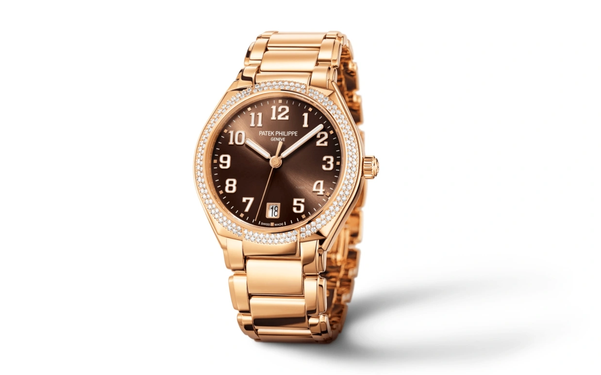 Patek Philippe,Twenty~4 36mm,36mm,Rose Gold,Brown,Automatic,Day,45hours,7300,7300/1200R-001