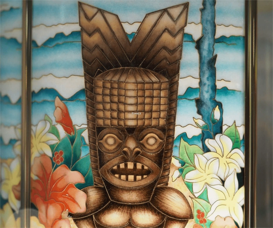 百达翡丽,圆顶时钟 ,黄金,棕色,多色,机电式,自制机芯,珐琅,20165M,20165M-001