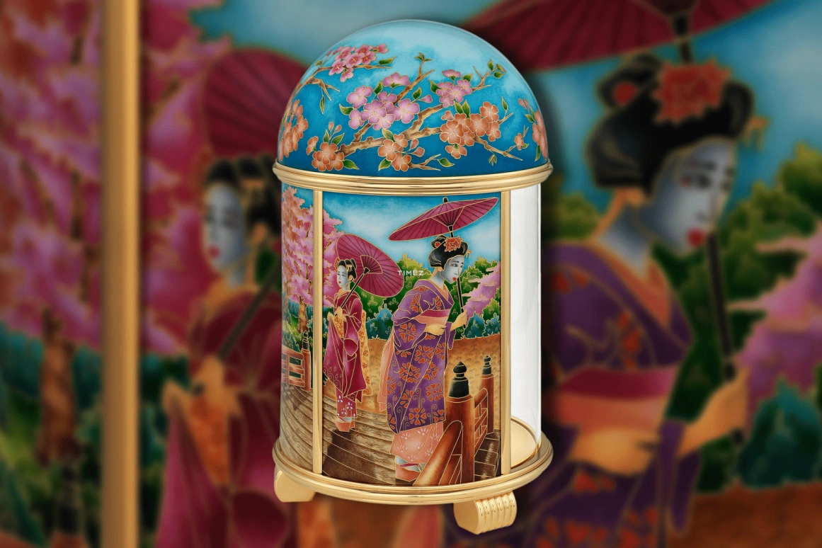百达翡丽,圆顶时钟 ,蓝色,机电式,自制机芯,珐琅,20137M,20137M-001