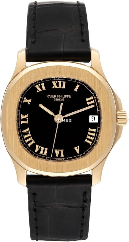 Patek Philippe,Aquanaut 36mm,36mm,Yellow Gold,Black,Automatic,Day,In-house Caliber,5060J