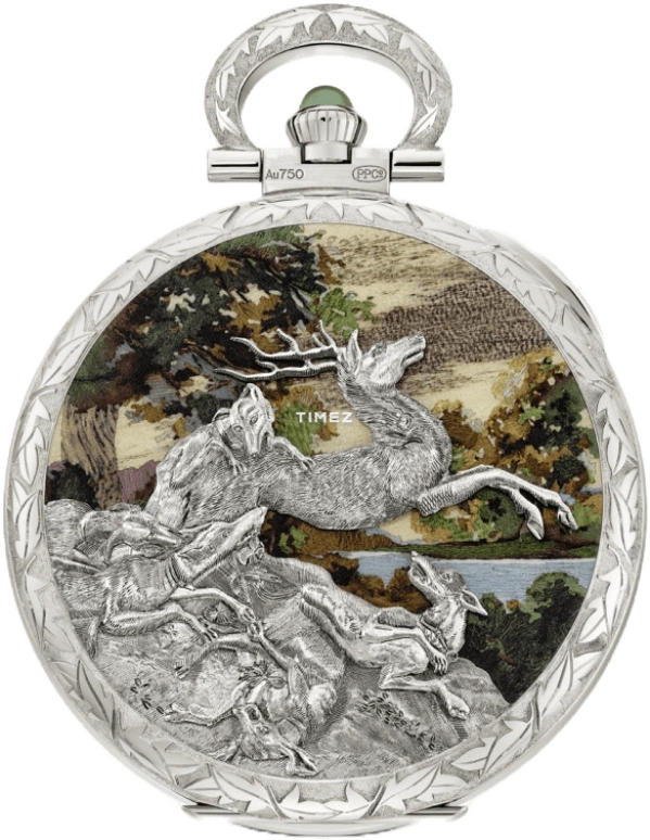 百达翡丽 怀表 Stag Hunting