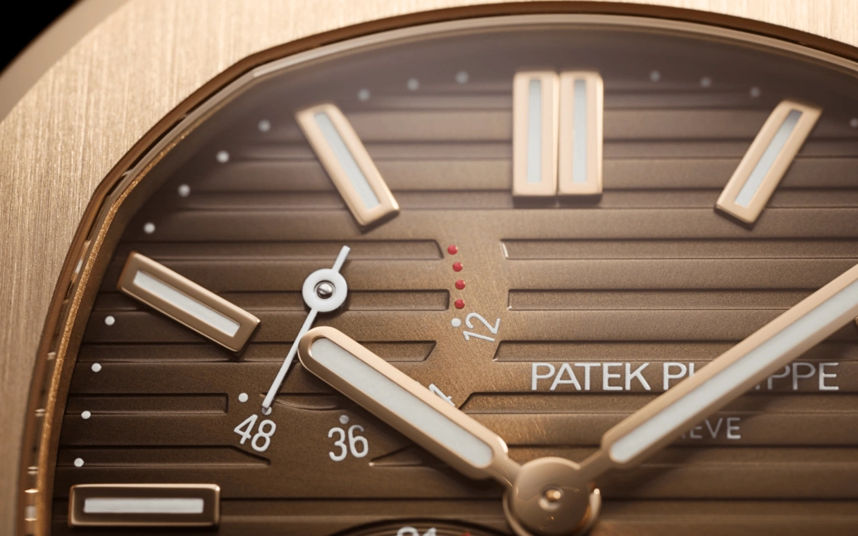 Patek Philippe,Nautilus 40mm,40mm,Rose Gold,Coffee,Gradient,Brown,Automatic,Moonphase,Day,Power Reserve Indicator,Odell Cornelious Beckham,Odell Beckham Jr.,OBJ,5712,5712/1R-001