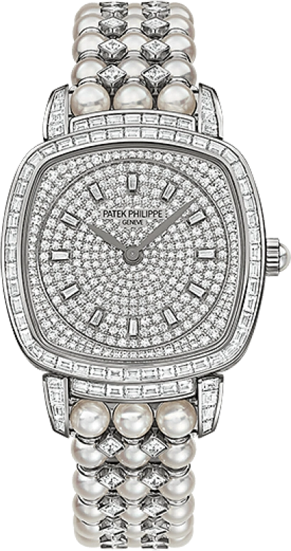 Patek Philippe,Gondolo 31mm,31mm,White Gold,Handwound,44hours,In-house Caliber,7042,7042/100G-010