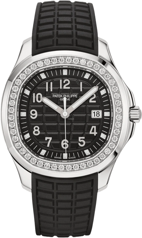 Patek Philippe,Aquanaut 38.80mm,38.80mm,Stainless Steel,Black,Quartz,Day,In-house Caliber,Summer,5267,5267/200A-001