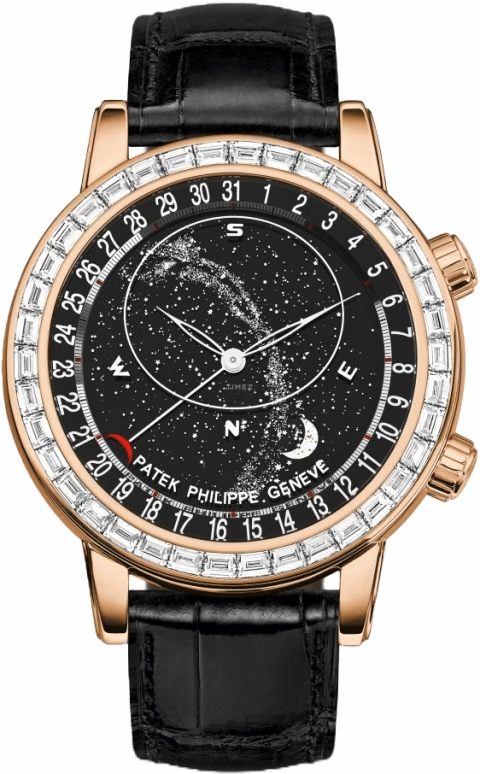 Patek Philippe,Grand Complications 44mm,44mm,Rose Gold,Black,Automatic,Moonphase,Day,Sky Chart,Jacques Bermon Webster II,Wilber Pan,Kyle Kuzma,La Flame,Will Pan,6104R,6104R-001