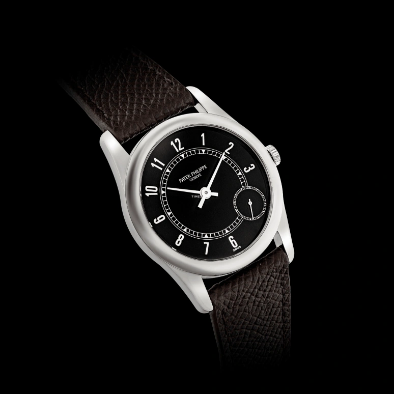 Patek Philippe,Calatrava 33.50mm,33.50mm,White Gold,Black,Automatic,48hours,In-house Caliber,5000G