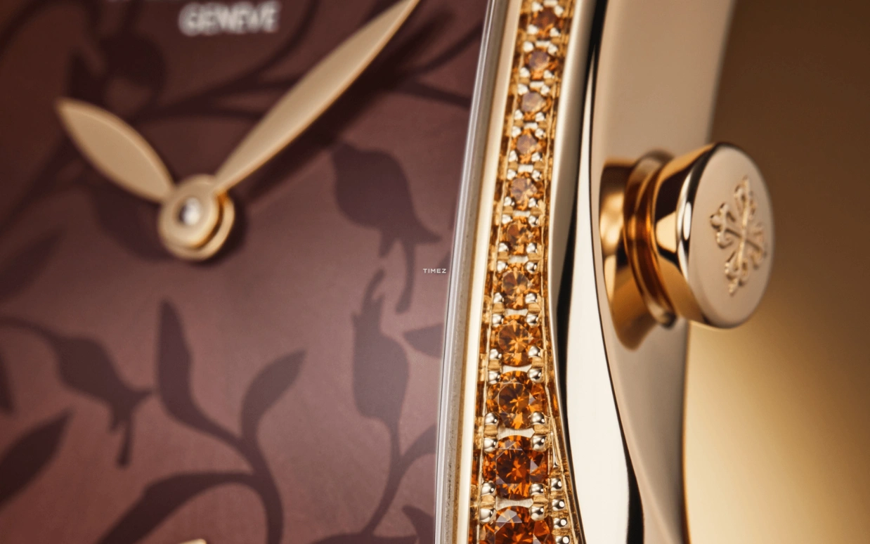 Patek Philippe,Gondolo 28.60x40.80mm,28.60x40.80mm,Rose Gold,Brown,Quartz,In-house Caliber,Square,4962,4962/200R-001