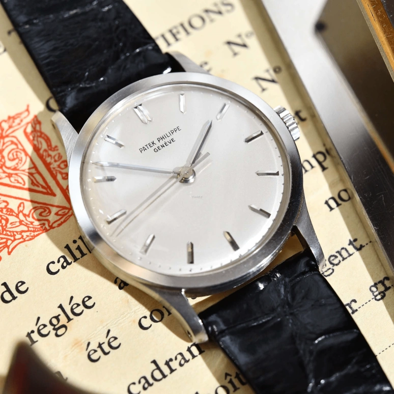 Patek Philippe,Calatrava 36mm,36mm,White Gold,Silver White,Handwound,48hours,In-house Caliber,570G