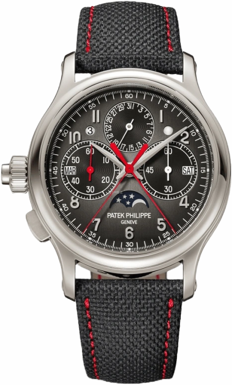 Patek Philippe,Grand Complications 38.30mm,38.30mm,Platinum,Gradient,Black,Handwound,Monopoussoir,Moonphase,Perpetual Calendar,Leap Year,48hours,In-house Caliber,5373P,5373P-001