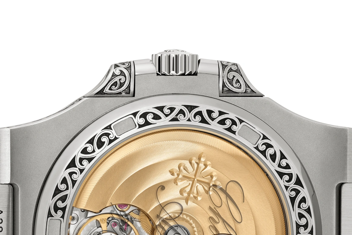 Patek Philippe,Nautilus 40mm,40mm,Stainless Steel,Black,Automatic,Day,45hours,5711,5711/1500A
