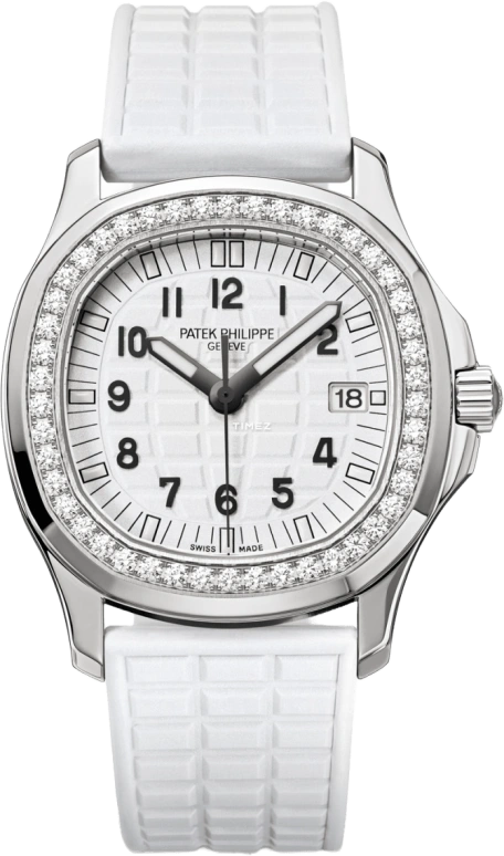 Patek Philippe,Aquanaut 35.60mm,35.60mm,Stainless Steel,White,Quartz,Day,In-house Caliber,5067A,5067A-024