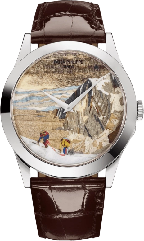 Patek Philippe,Calatrava 38.60mm,38.60mm,White Gold,Brown,Automatic,48hours,In-house Caliber,5089G,5089G-059