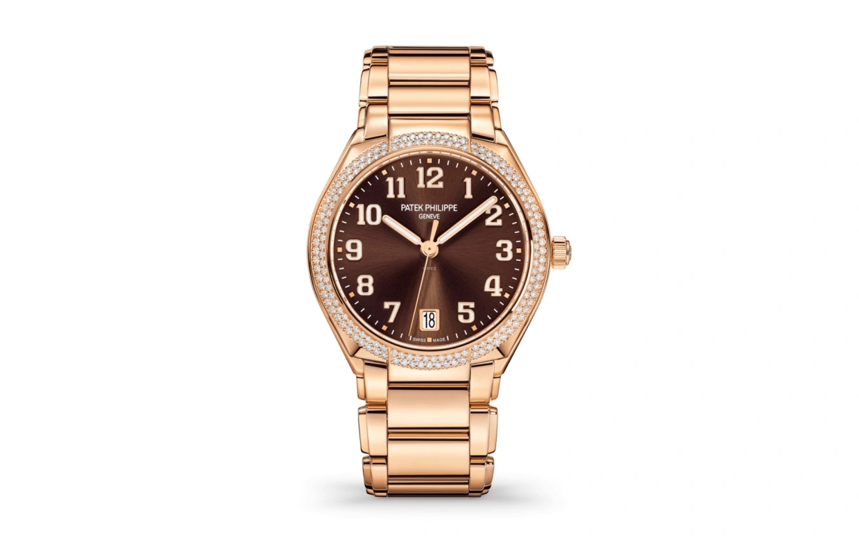 Patek Philippe,Twenty~4 36mm,36mm,Rose Gold,Brown,Automatic,Day,45hours,7300,7300/1200R-001