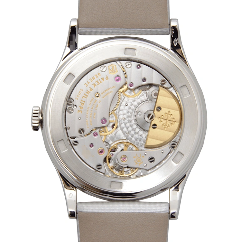 Patek Philippe,Calatrava 37mm,37mm,Platinum,Green,Multi-Color,Automatic,48hours,In-house Caliber,5077,5077/100P-021