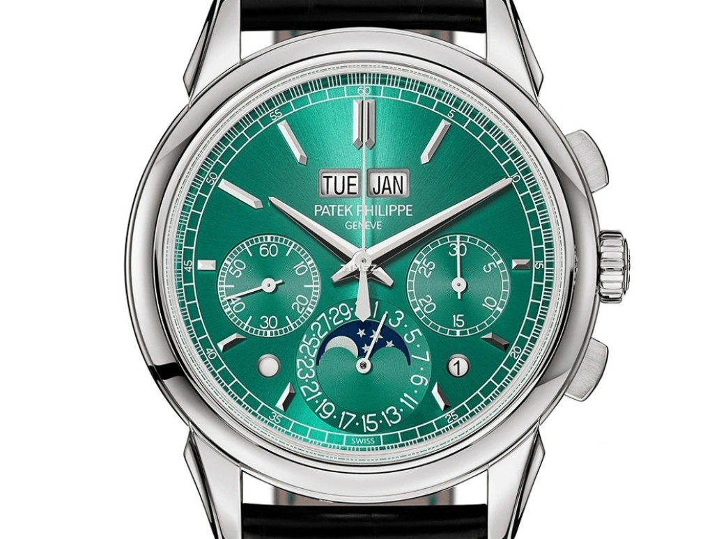 Patek Philippe,Grand Complications 41mm,41mm,Titanium,Green,Handwound,Chronograph,Moonphase,Perpetual Calendar,Leap Year,65hours,In-house Caliber,5270T,5270T-010