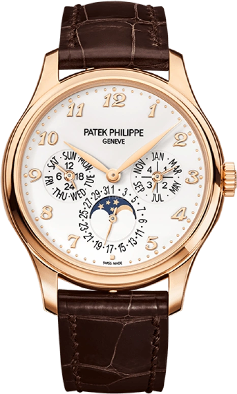 Patek Philippe,Grand Complications 39mm,39mm,Rose Gold,White,Automatic,Moonphase,Perpetual Calendar,Leap Year,Month,48hours,In-house Caliber,5327R,5327R-001