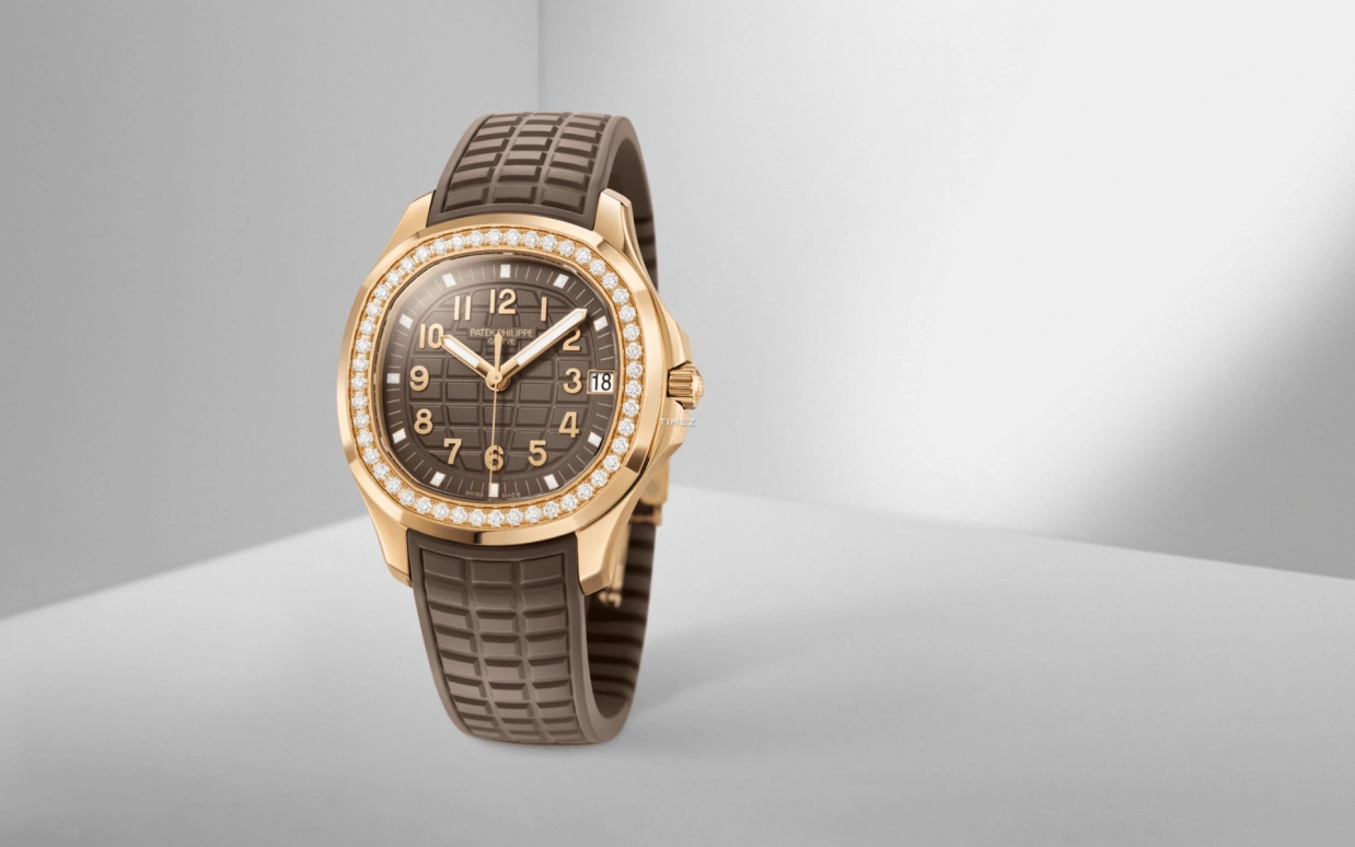 Patek Philippe,Aquanaut 38.80mm,38.80mm,Rose Gold,Brown,Automatic,Day,45hours,5268,5268/200R-010