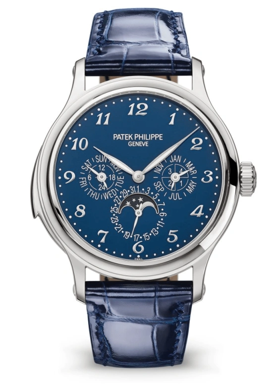 Patek Philippe,Grand Complications 42mm,42mm,White Gold,Blue,Automatic,Moonphase,Perpetual Calendar,Leap Year,Month,48hours,In-house Caliber,5374G,5374G-001