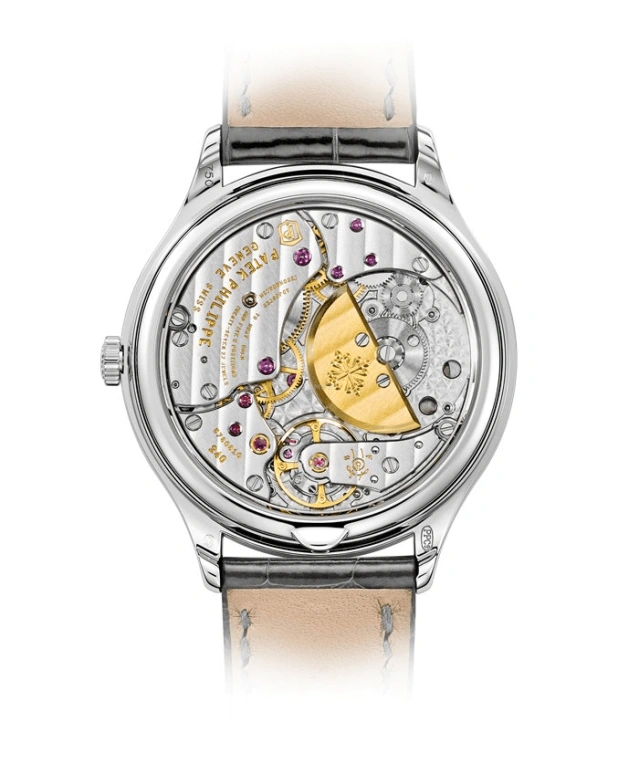 Patek Philippe,Grand Complications 35.10mm,35.10mm,White Gold,Silver,Automatic,Moonphase,Perpetual Calendar,Leap Year,Month,48hours,In-house Caliber,7140G,7140G-001