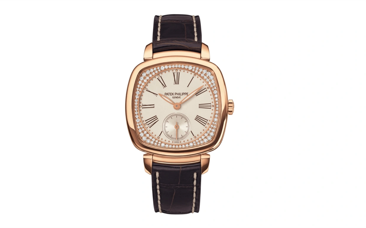 Patek Philippe,Gondolo 30mm,30mm,White Gold,Silver,Handwound,44hours,In-house Caliber,7041R,7041R-001