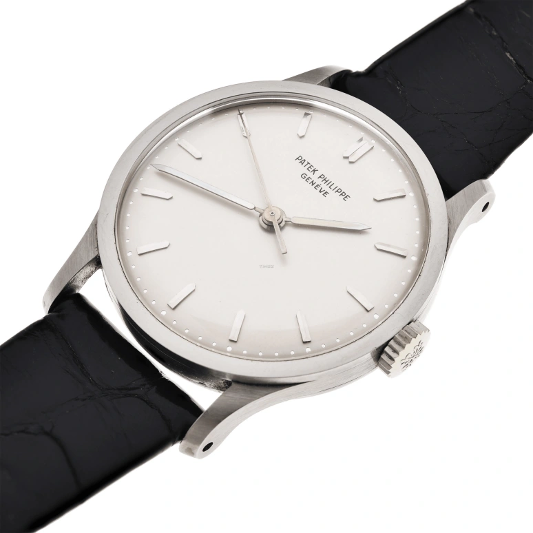 Patek Philippe,Calatrava 36mm,36mm,White Gold,Silver White,Handwound,48hours,In-house Caliber,570G