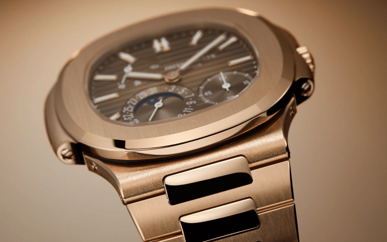 Patek Philippe,Nautilus 40mm,40mm,Rose Gold,Coffee,Gradient,Brown,Automatic,Moonphase,Day,Power Reserve Indicator,Odell Cornelious Beckham,Odell Beckham Jr.,OBJ,5712,5712/1R-001