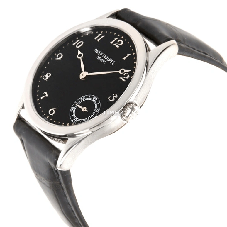 Patek Philippe,Calatrava 33mm,33mm,White Gold,Black,Automatic,48hours,In-house Caliber,5026G,5026G-001