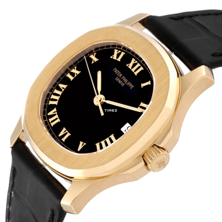 Patek Philippe,Aquanaut 36mm,36mm,Yellow Gold,Black,Automatic,Day,In-house Caliber,5060J