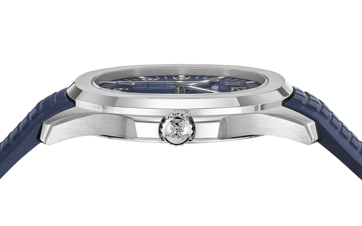 Patek Philippe,Aquanaut 42.20mm,42.20mm,White Gold,Blue,Automatic,Hollow Out,45hours,5168G,5168G-001