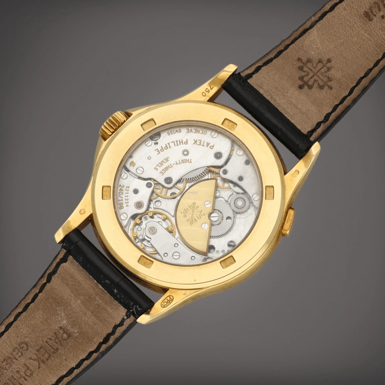 百达翡丽,复杂功能时计 37毫米,37毫米,黄金,银白色,自动上弦,世界时,昼夜显示,5110J,5110J-001