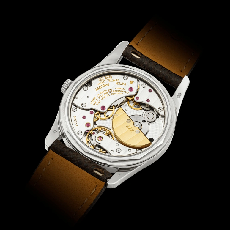 Patek Philippe,Calatrava 33.50mm,33.50mm,White Gold,Black,Automatic,48hours,In-house Caliber,5000G