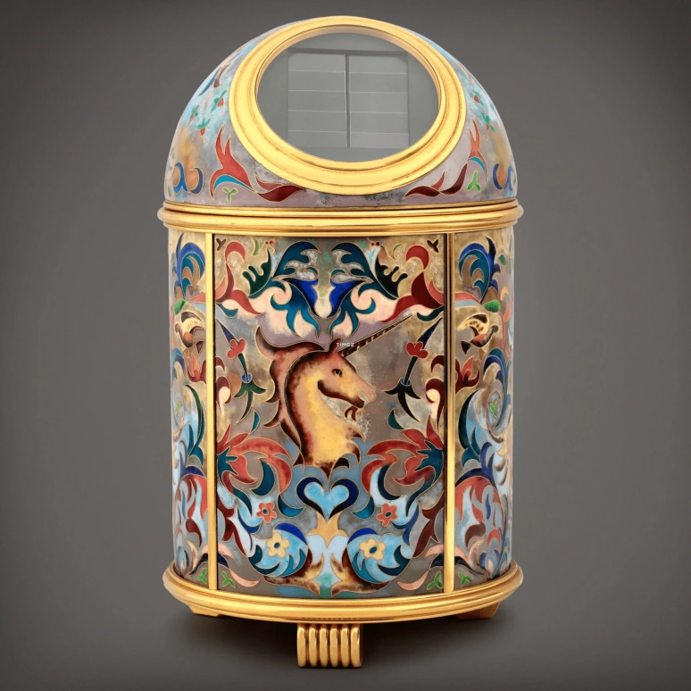 Patek Philippe,Dome Clocks 125x215mm,125x215mm,Brass,White,Quartz,In-house Caliber,Other,1154M,1154M-001