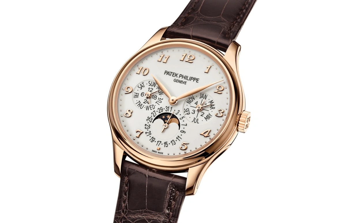 Patek Philippe,Grand Complications 39mm,39mm,Rose Gold,White,Automatic,Moonphase,Perpetual Calendar,Leap Year,Month,48hours,In-house Caliber,5327R,5327R-001